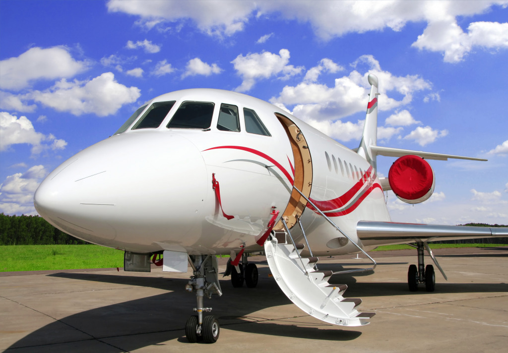 Business Jet jigsaw puzzle in Aviation puzzles on TheJigsawPuzzles.com