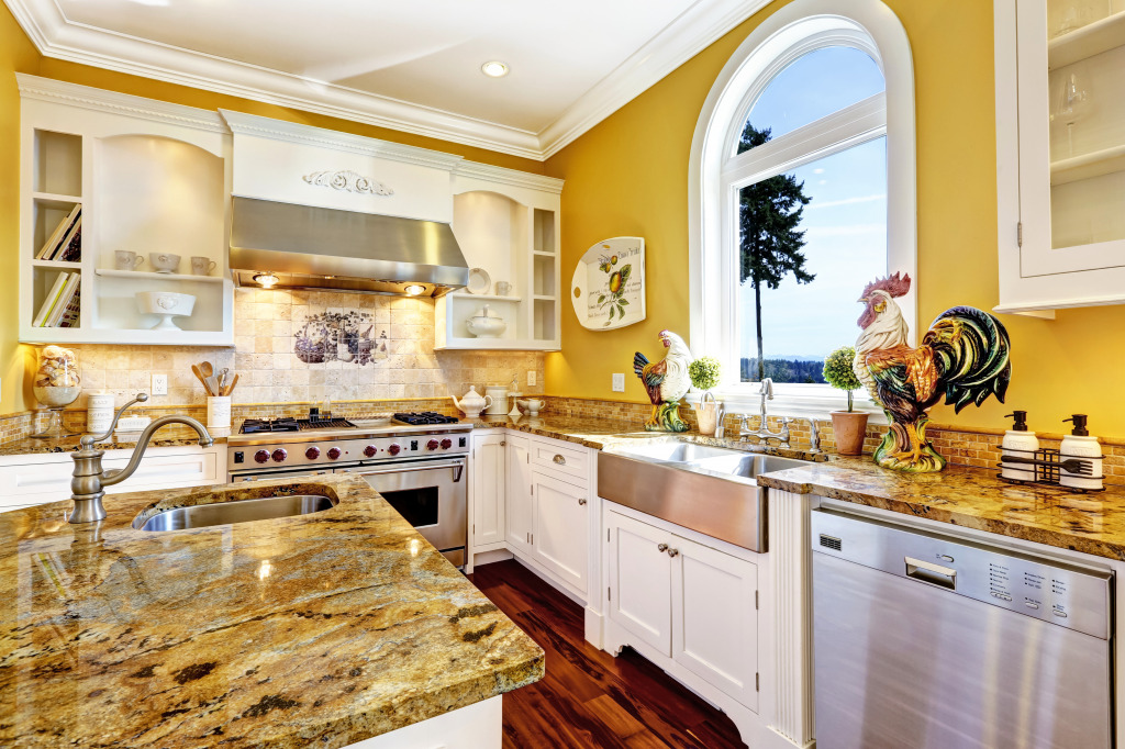Kitchen Interior jigsaw puzzle in Food & Bakery puzzles on TheJigsawPuzzles.com