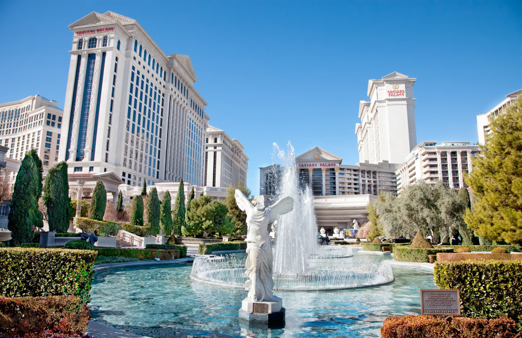 Caesars Palace, Las Vegas jigsaw puzzle in Waterfalls puzzles on TheJigsawPuzzles.com