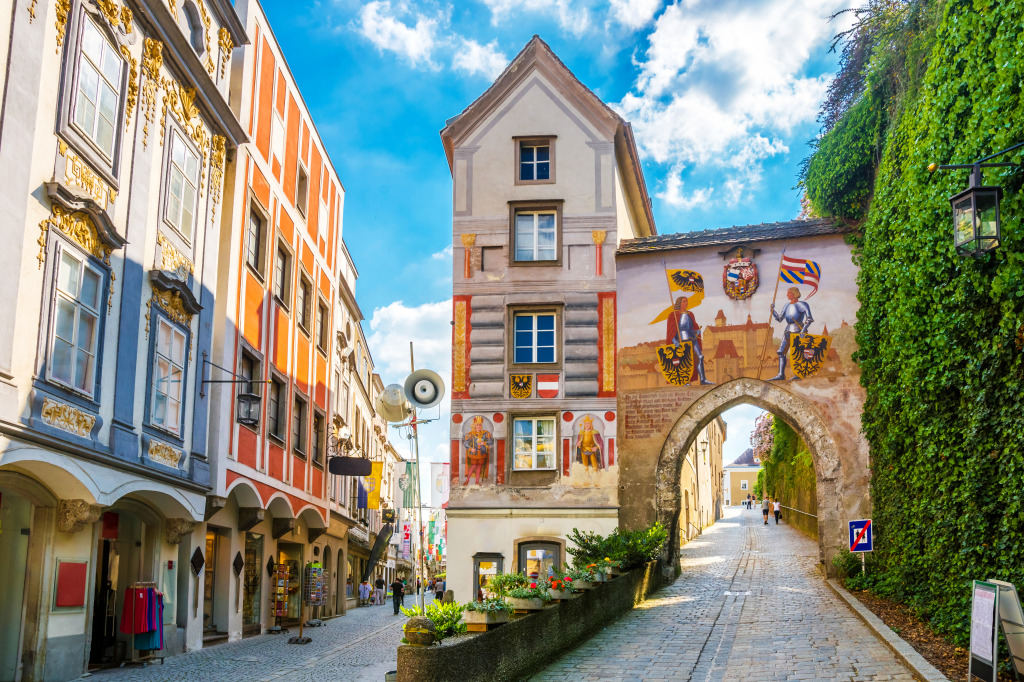 Steyr, Austria jigsaw puzzle in Street View puzzles on TheJigsawPuzzles.com