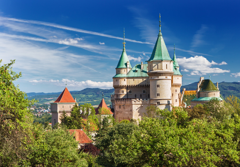 Medieval Castle in Bojnice, Slovakia jigsaw puzzle in Castles puzzles on TheJigsawPuzzles.com