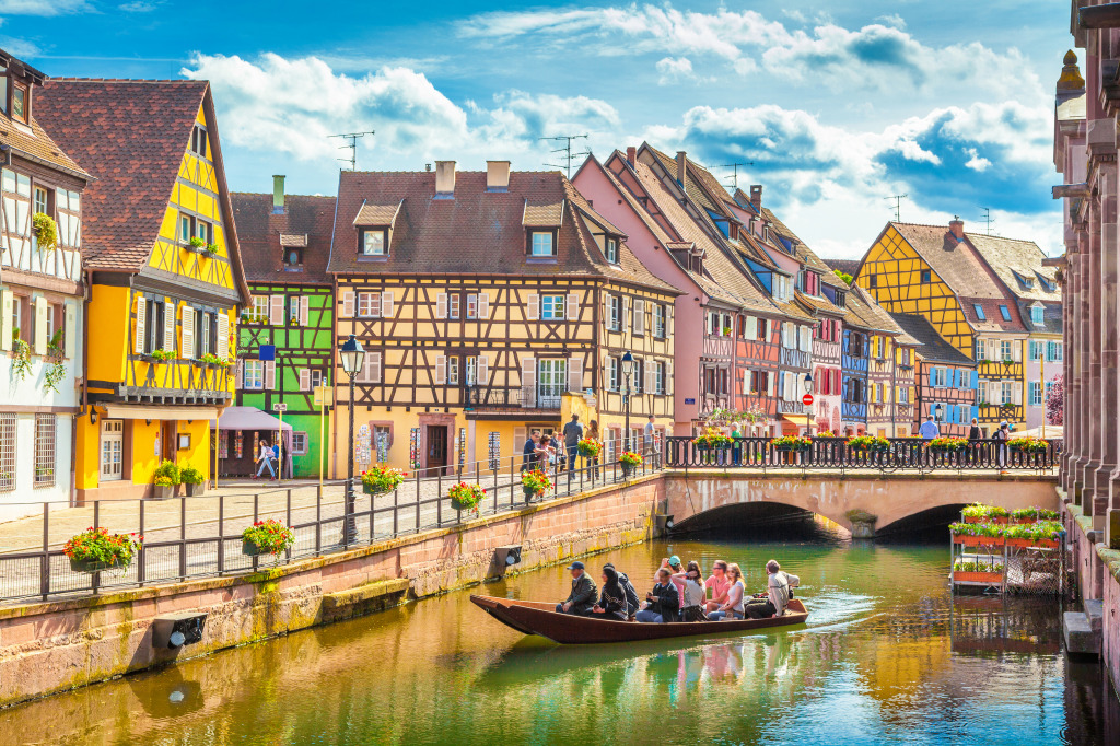 Historic Town of Colmar, France jigsaw puzzle in Bridges puzzles on TheJigsawPuzzles.com