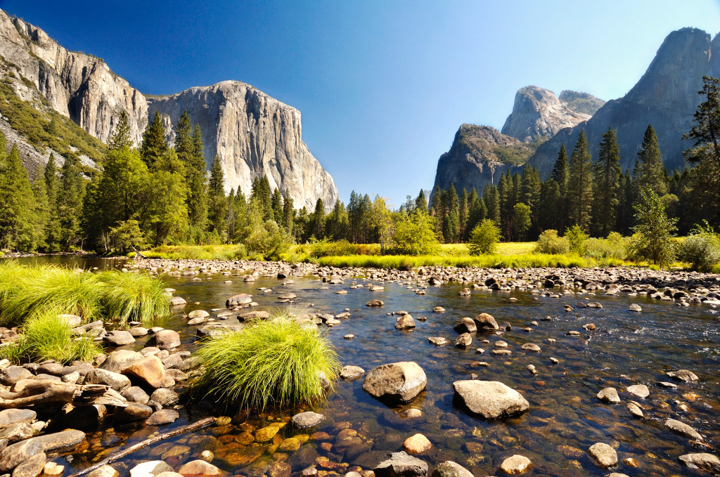 Merced River, Yosemite National Park jigsaw puzzle in Great Sightings puzzles on TheJigsawPuzzles.com