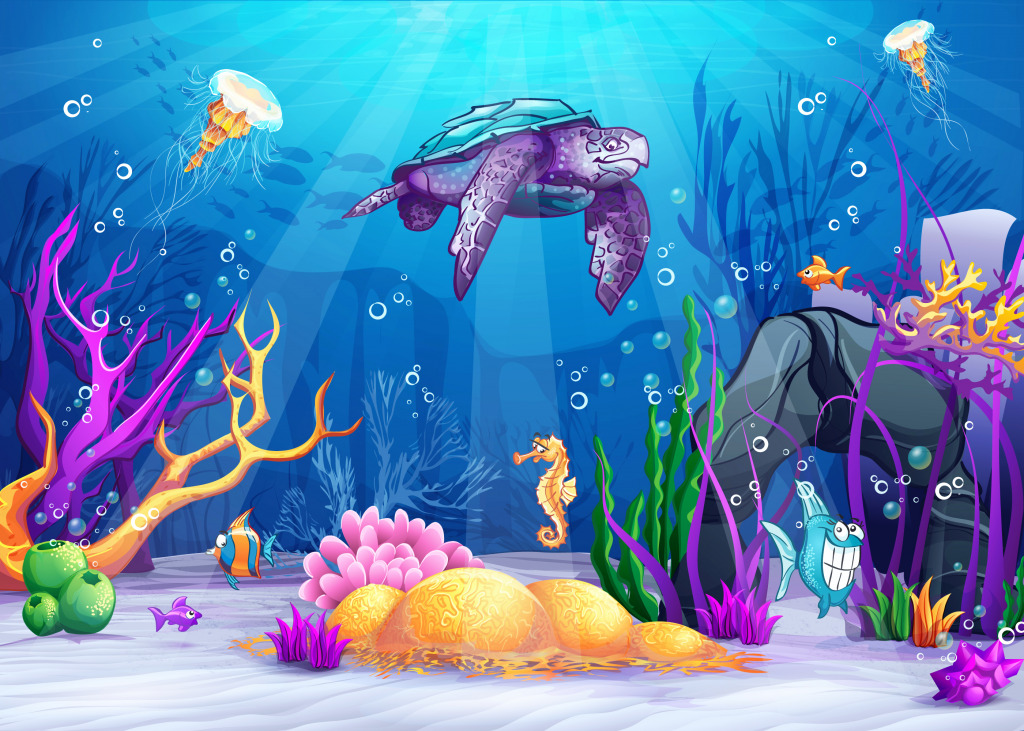 Underwater World jigsaw puzzle in Under the Sea puzzles on TheJigsawPuzzles.com