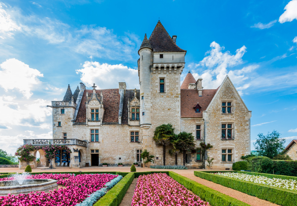 Chateau des Milandes, Dordogne, France jigsaw puzzle in Castles puzzles on TheJigsawPuzzles.com