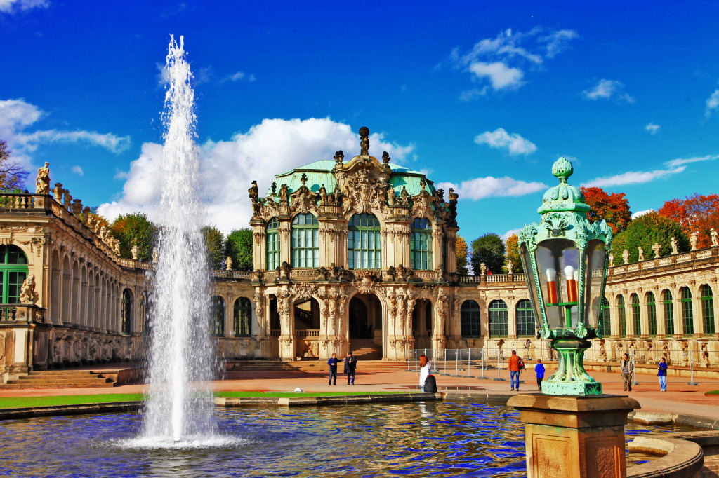 Zwinger Museum, Dresden jigsaw puzzle in Castles puzzles on TheJigsawPuzzles.com