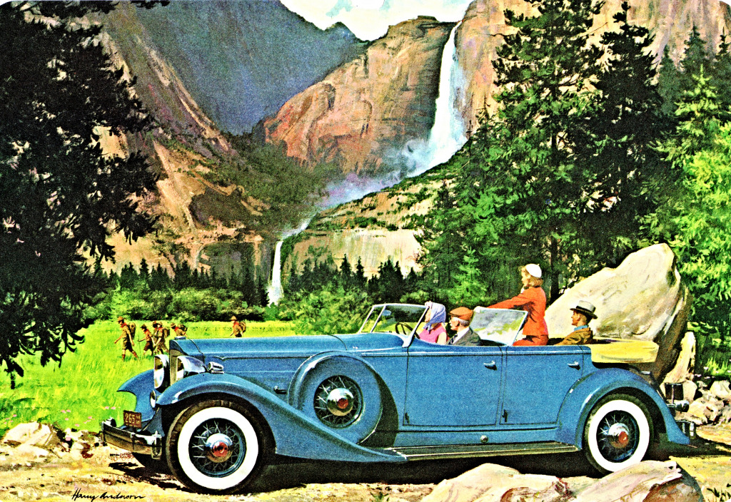 1933 Packard Sport Phaeton jigsaw puzzle in Cars & Bikes puzzles on TheJigsawPuzzles.com