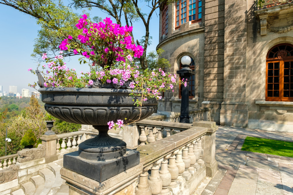 Chapultepec Castle, Mexico City jigsaw puzzle in Puzzle of the Day puzzles on TheJigsawPuzzles.com