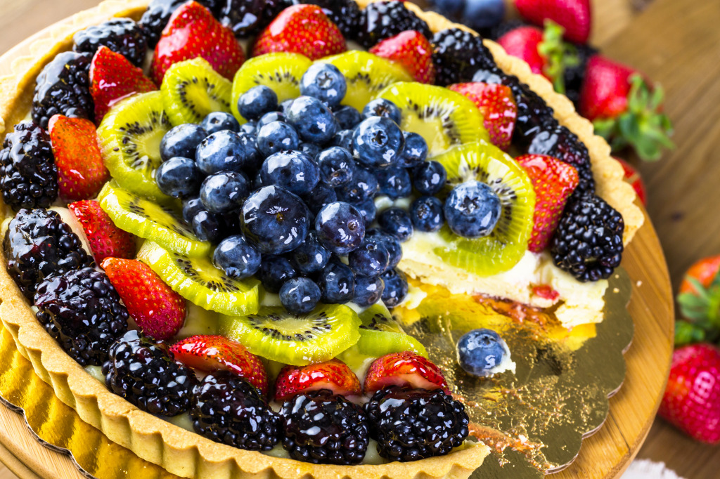 Fruit Tart jigsaw puzzle in Fruits & Veggies puzzles on TheJigsawPuzzles.com