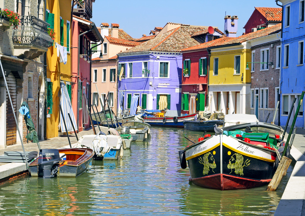 Burano Island, Venice, Italy jigsaw puzzle in Street View puzzles on TheJigsawPuzzles.com