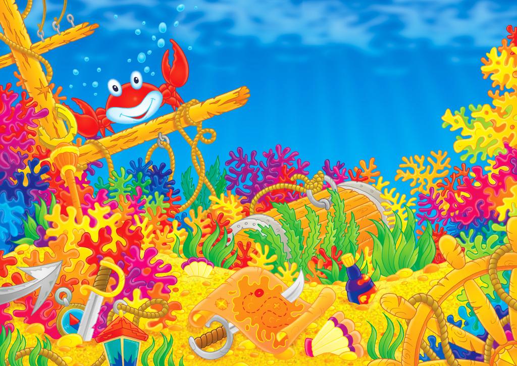 Coral Reef Scene jigsaw puzzle in Under the Sea puzzles on TheJigsawPuzzles.com