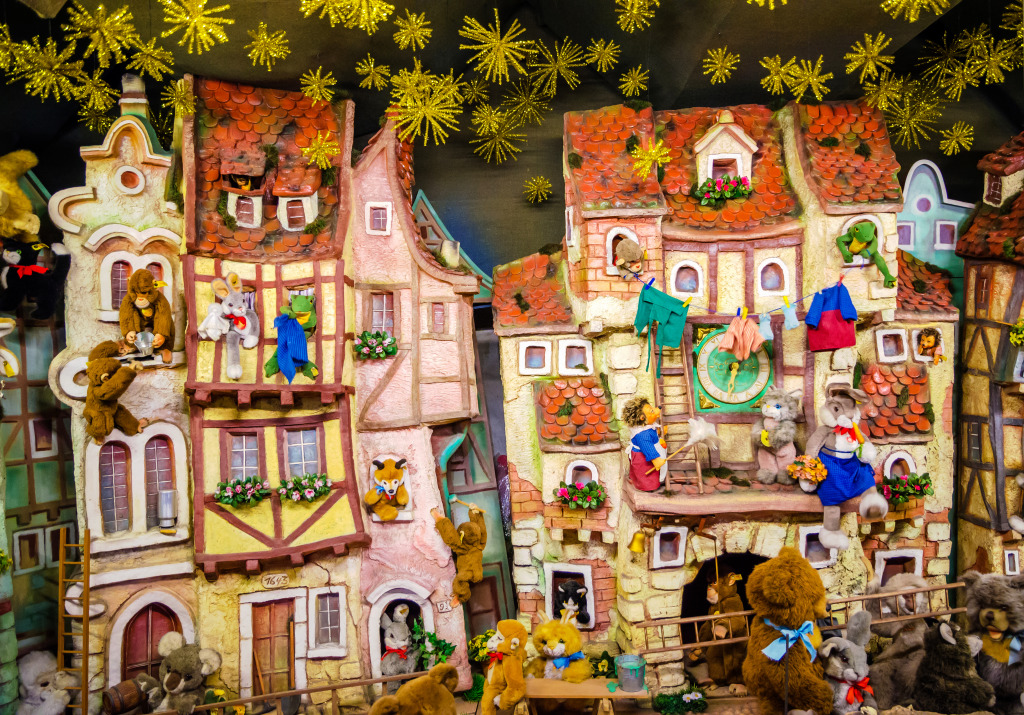 Clay Houses jigsaw puzzle in Macro puzzles on TheJigsawPuzzles.com