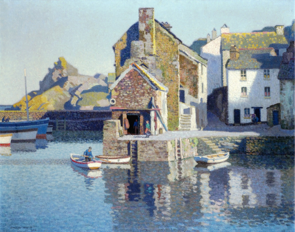 Polperro Harbour, Cornwall jigsaw puzzle in Piece of Art puzzles on TheJigsawPuzzles.com