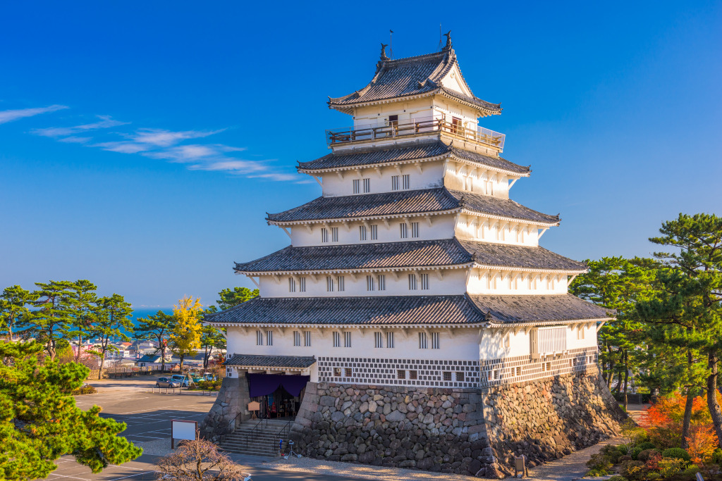 Shimabara Castle, Nagasaki, Japan jigsaw puzzle in Castles puzzles on TheJigsawPuzzles.com