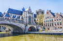 Canal in Ghent, Belgium