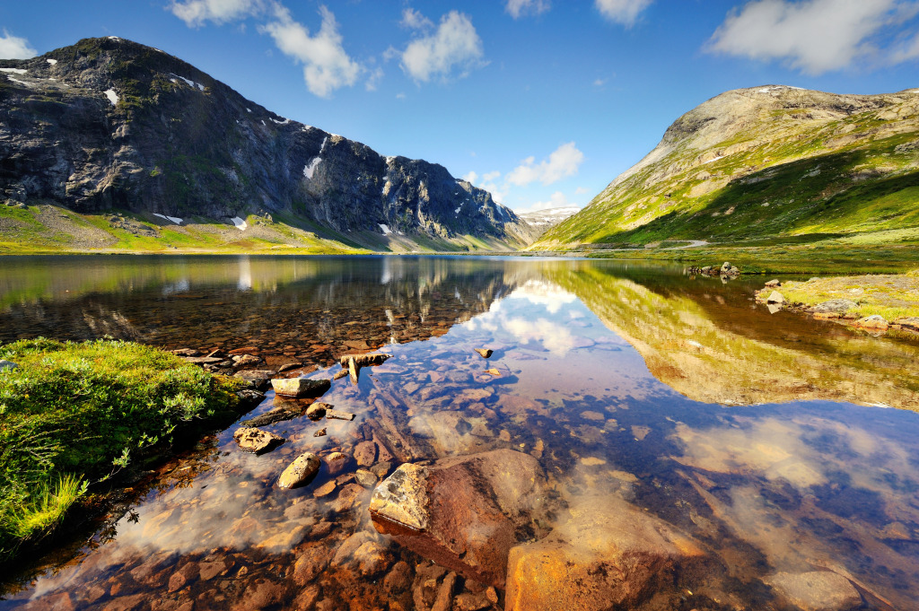 Landscape of Norway jigsaw puzzle in Puzzle of the Day puzzles on TheJigsawPuzzles.com
