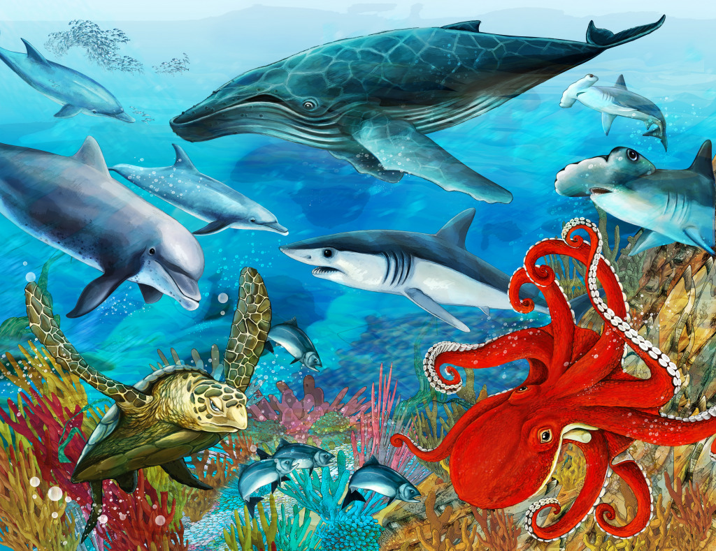 Underwater World jigsaw puzzle in Under the Sea puzzles on TheJigsawPuzzles.com