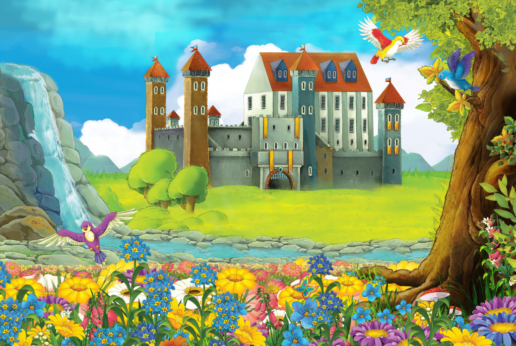 Fairytale Castle jigsaw puzzle in Castles puzzles on TheJigsawPuzzles.com