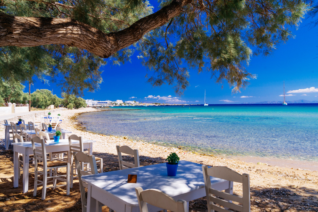 Little Tavern on Paros Island, Greece jigsaw puzzle in Great Sightings puzzles on TheJigsawPuzzles.com
