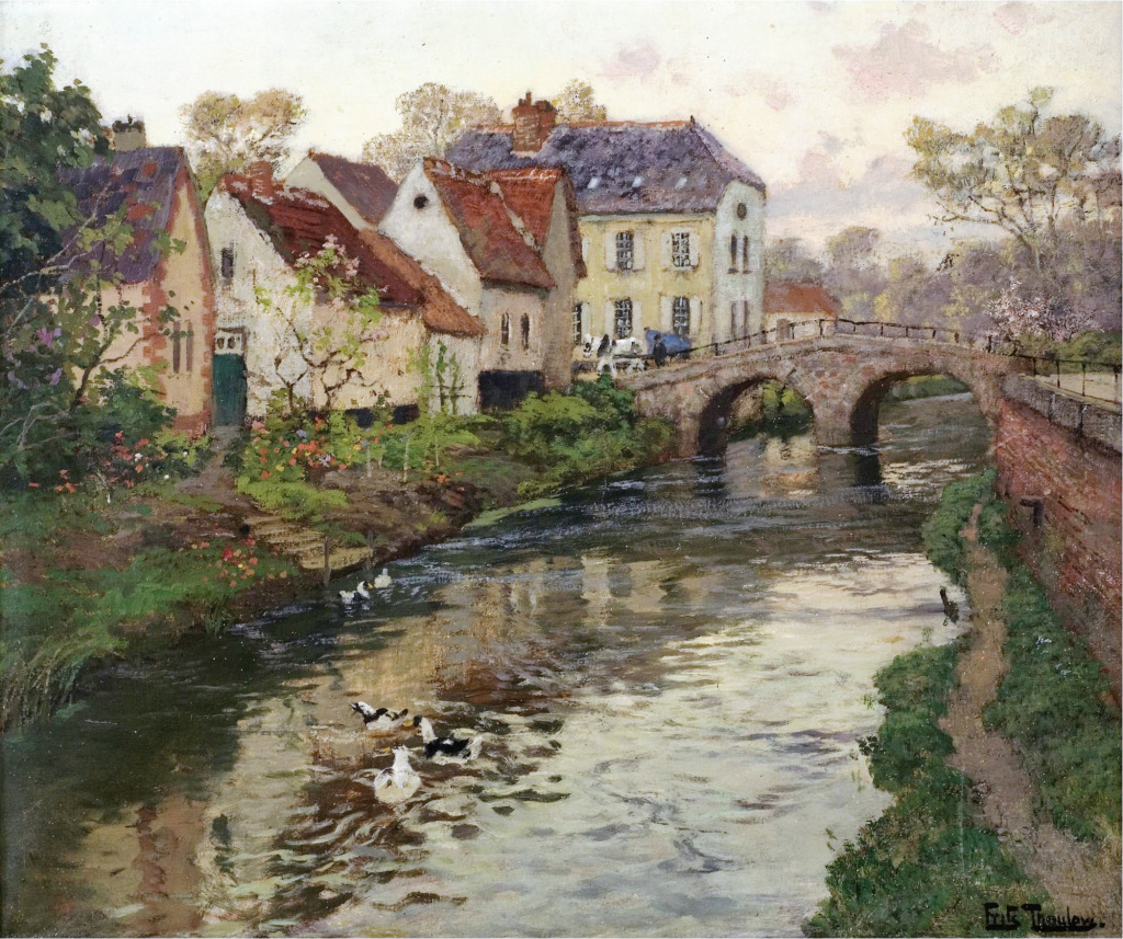 Small Town near La Panne, Belgium jigsaw puzzle in Piece of Art puzzles on TheJigsawPuzzles.com