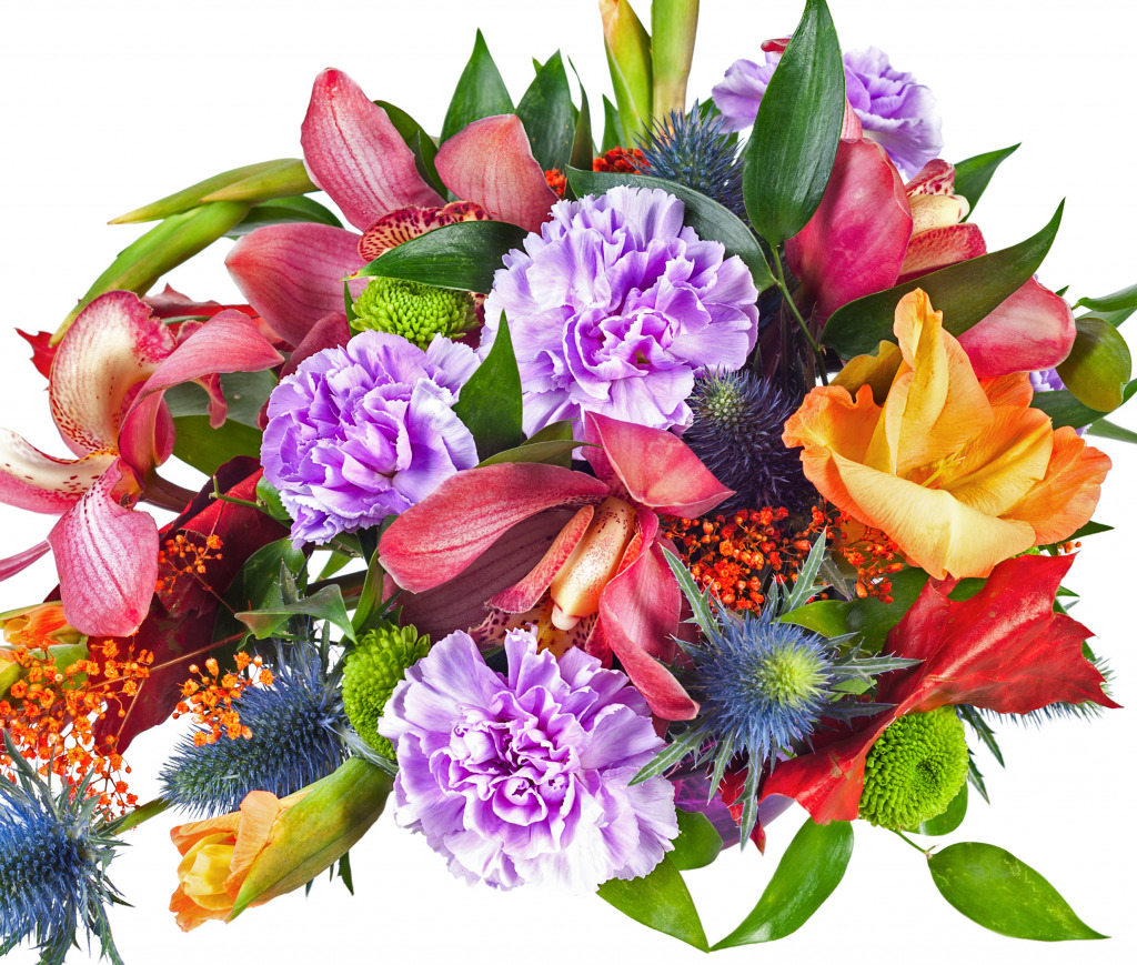 Colorful Bouquet jigsaw puzzle in Flowers puzzles on TheJigsawPuzzles.com