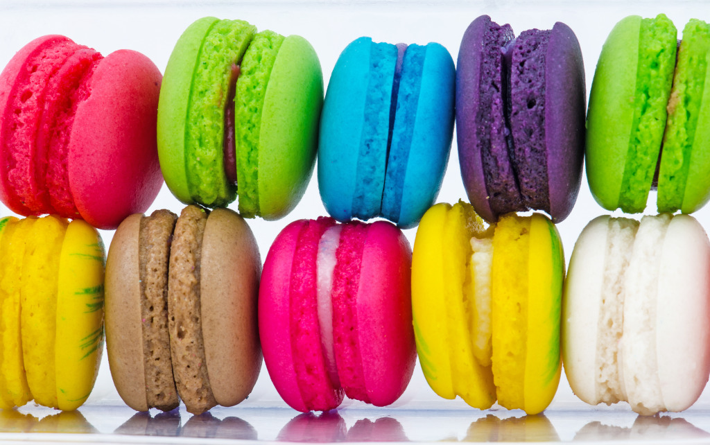 Colorful Macarons jigsaw puzzle in Puzzle of the Day puzzles on TheJigsawPuzzles.com