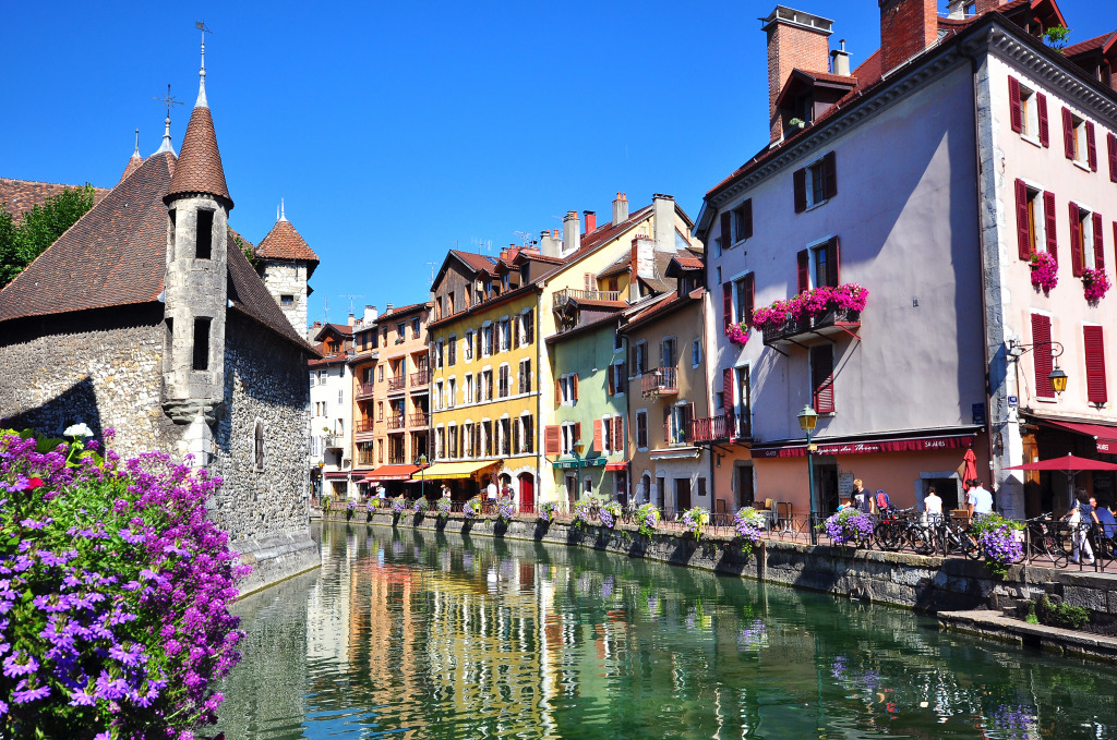 Old Town of Annecy, France jigsaw puzzle in Street View puzzles on TheJigsawPuzzles.com