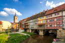 Krämerbrücke Arch Bridge, Erfurt, Germany