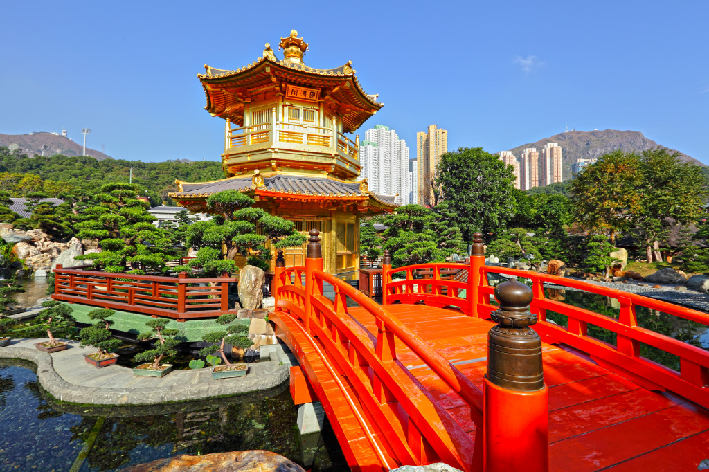 Nan Lian Garden, Hong Kong jigsaw puzzle in Bridges puzzles on TheJigsawPuzzles.com