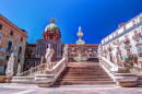 Piazza Pretoria, Palermo, Sicily, Italy