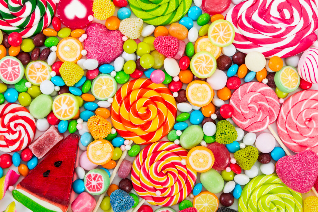 Colorful Lollipops jigsaw puzzle in Puzzle of the Day puzzles on TheJigsawPuzzles.com