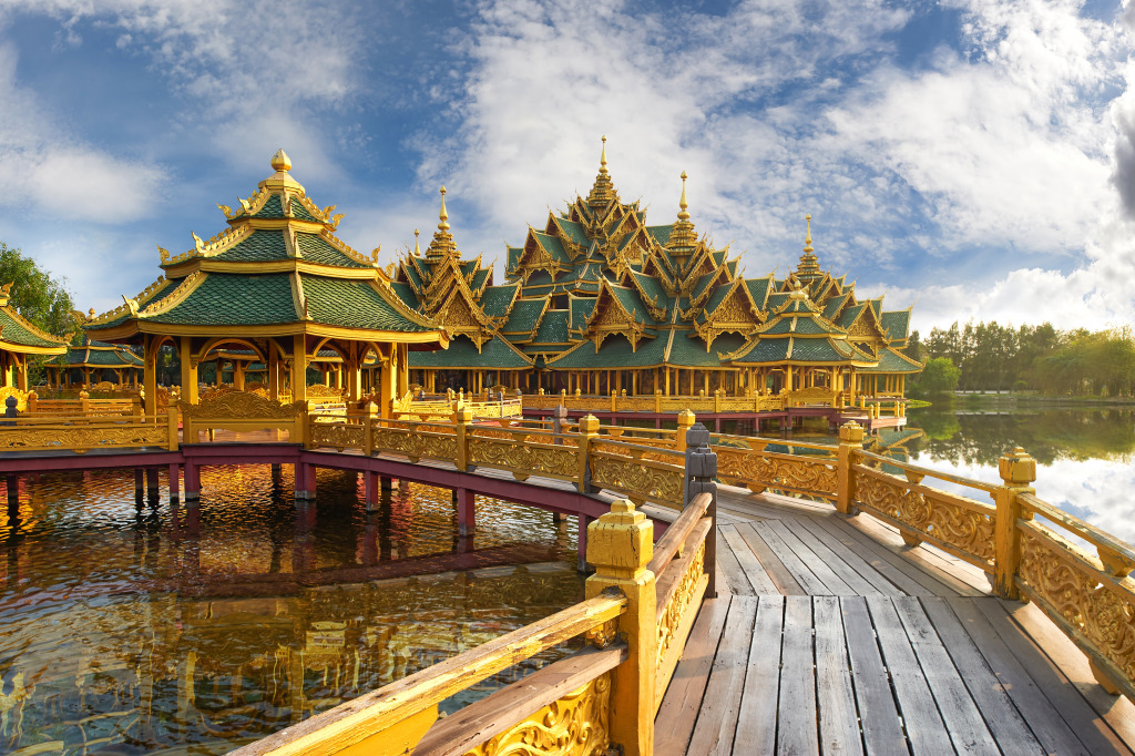 Ancient Siam Park, Thailand jigsaw puzzle in Bridges puzzles on TheJigsawPuzzles.com