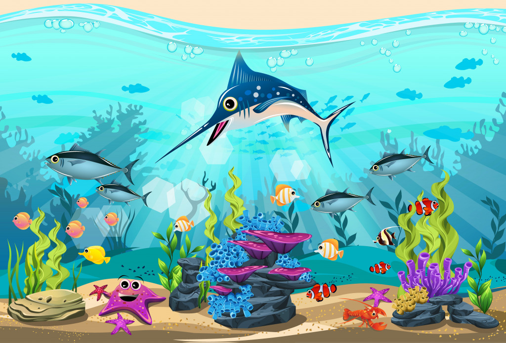 Underwater Scene jigsaw puzzle in Under the Sea puzzles on TheJigsawPuzzles.com