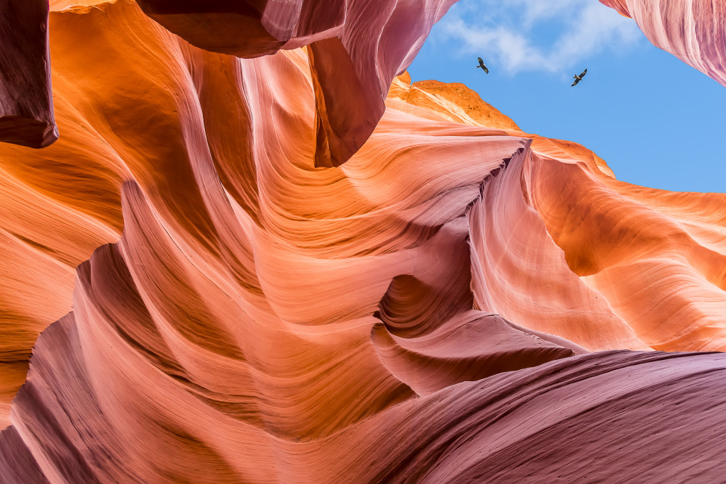 Antelope Canyon, Page, Arizona jigsaw puzzle in Puzzle of the Day puzzles on TheJigsawPuzzles.com