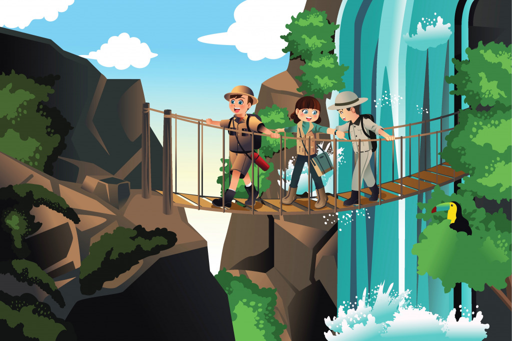 Adventure Trip jigsaw puzzle in Waterfalls puzzles on TheJigsawPuzzles.com
