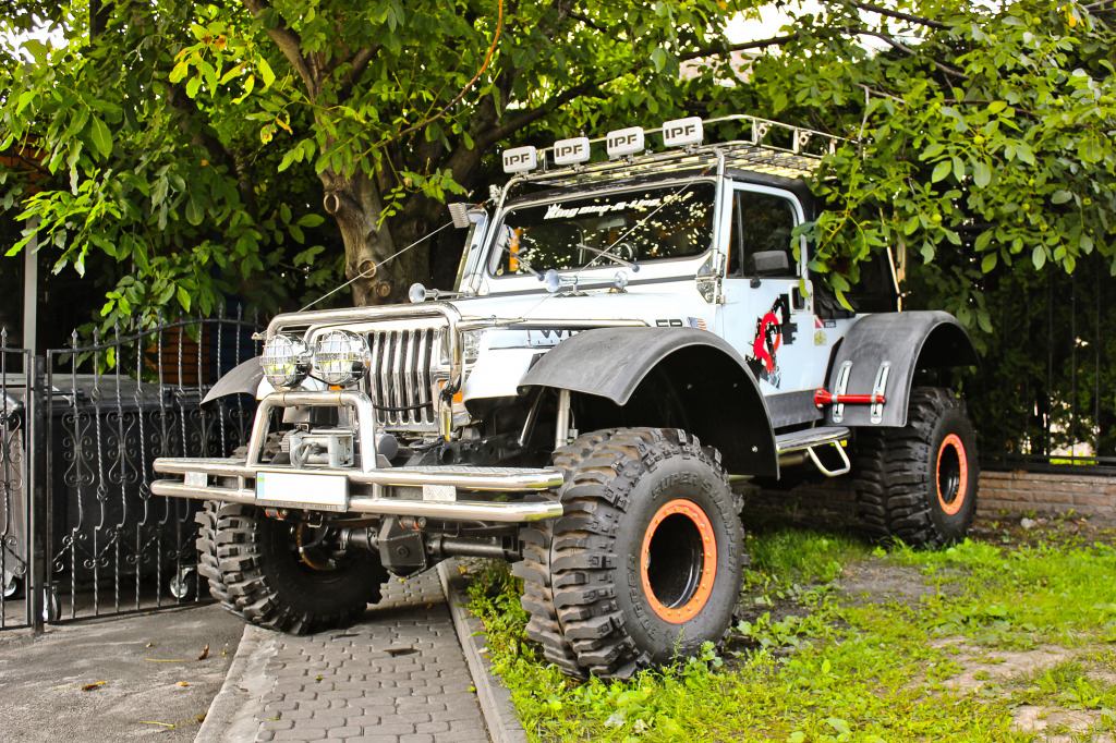 Jeep Wrangler jigsaw puzzle in Cars & Bikes puzzles on TheJigsawPuzzles.com