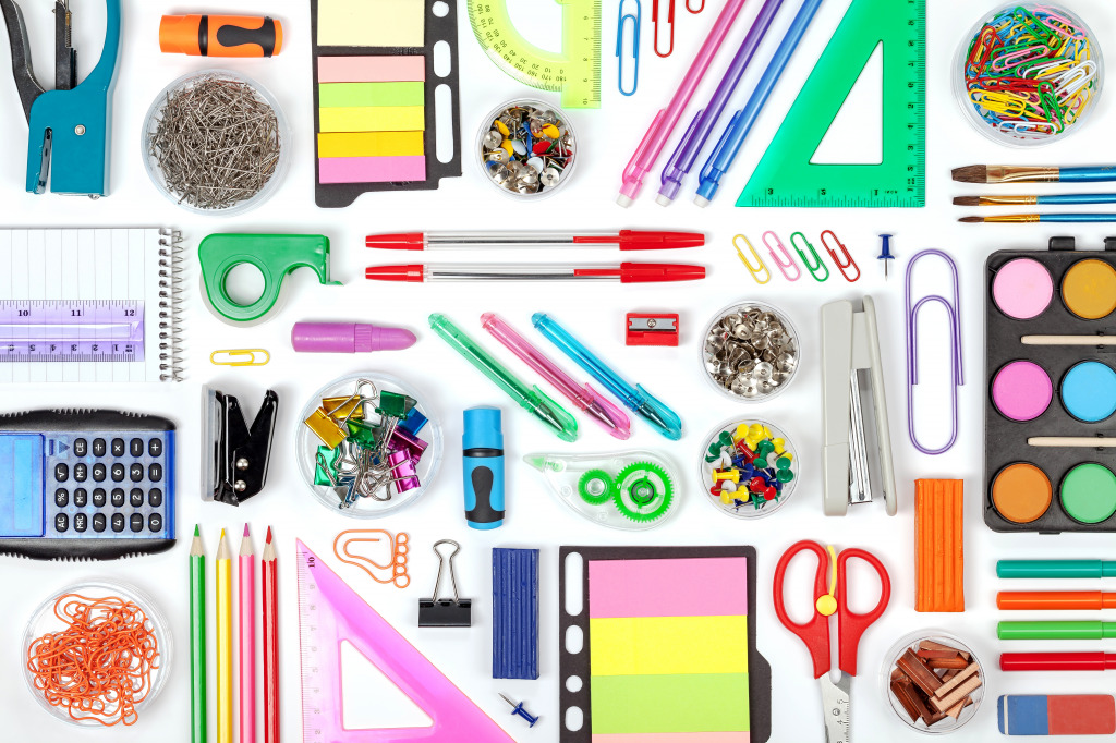 School Tools jigsaw puzzle in Puzzle of the Day puzzles on TheJigsawPuzzles.com