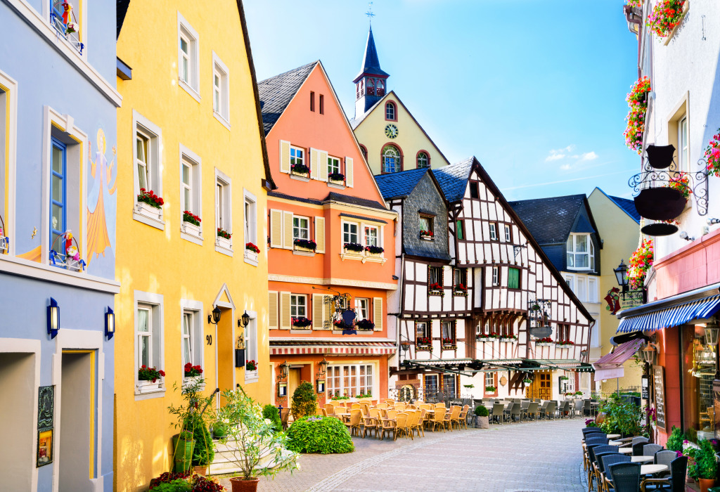 Bernkastel-Kues, Germany jigsaw puzzle in Puzzle of the Day puzzles on TheJigsawPuzzles.com