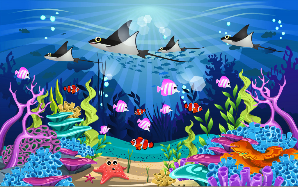 Coral Reef jigsaw puzzle in Under the Sea puzzles on TheJigsawPuzzles.com