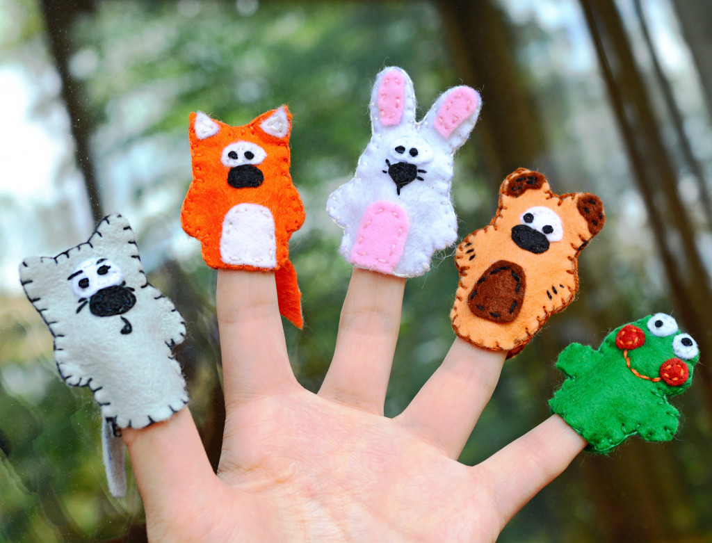 Finger Puppets jigsaw puzzle in Macro puzzles on TheJigsawPuzzles.com