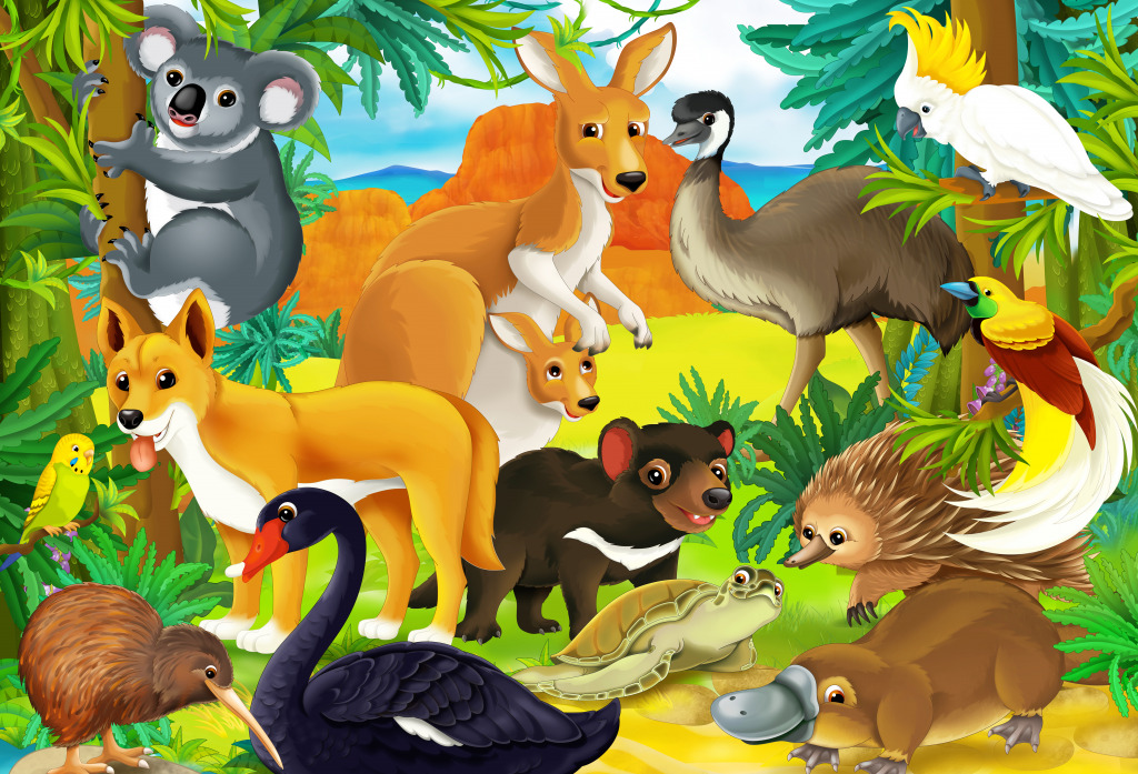 Exotic Animals jigsaw puzzle in Animals puzzles on TheJigsawPuzzles.com