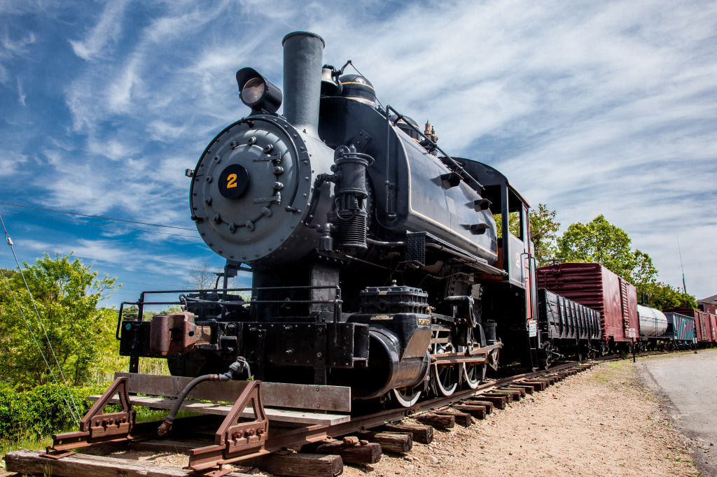 Connecticut Valley Railroad Steam Train jigsaw puzzle in Puzzle of the Day puzzles on TheJigsawPuzzles.com