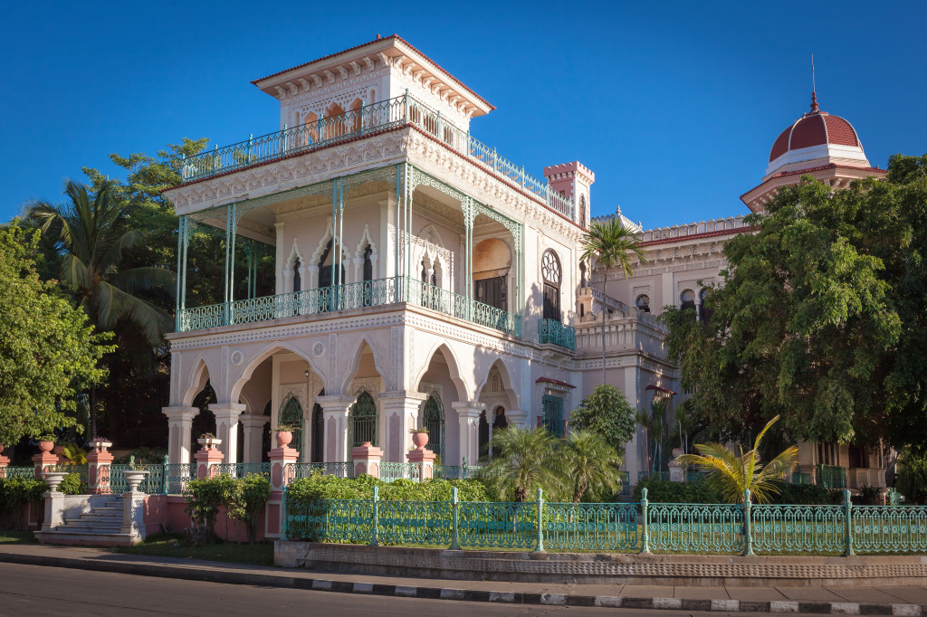 Valle Palace, Cienfuegos, Cuba jigsaw puzzle in Castles puzzles on TheJigsawPuzzles.com