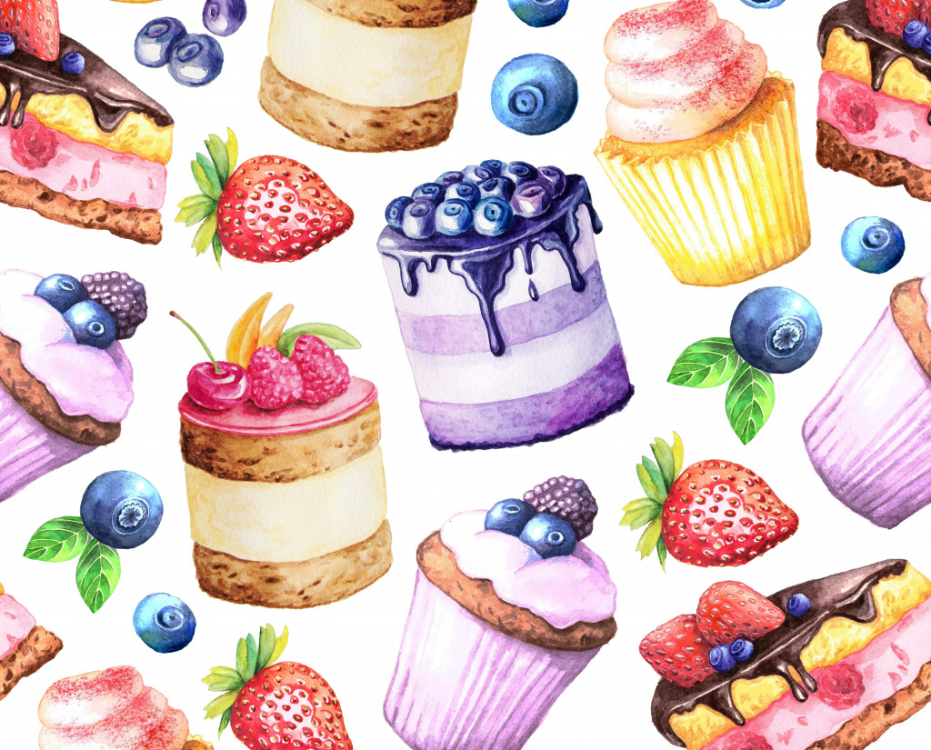 Sweet Treats jigsaw puzzle in Food & Bakery puzzles on TheJigsawPuzzles.com