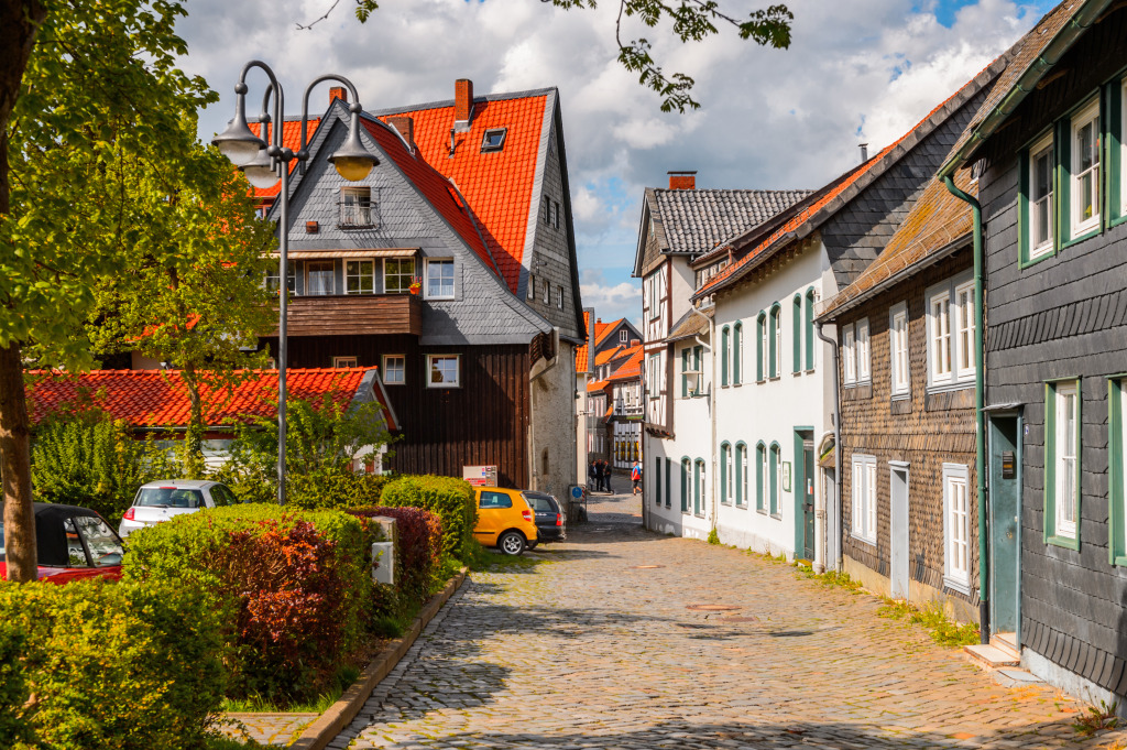 Historic Town of Goslar, Germany jigsaw puzzle in Street View puzzles on TheJigsawPuzzles.com