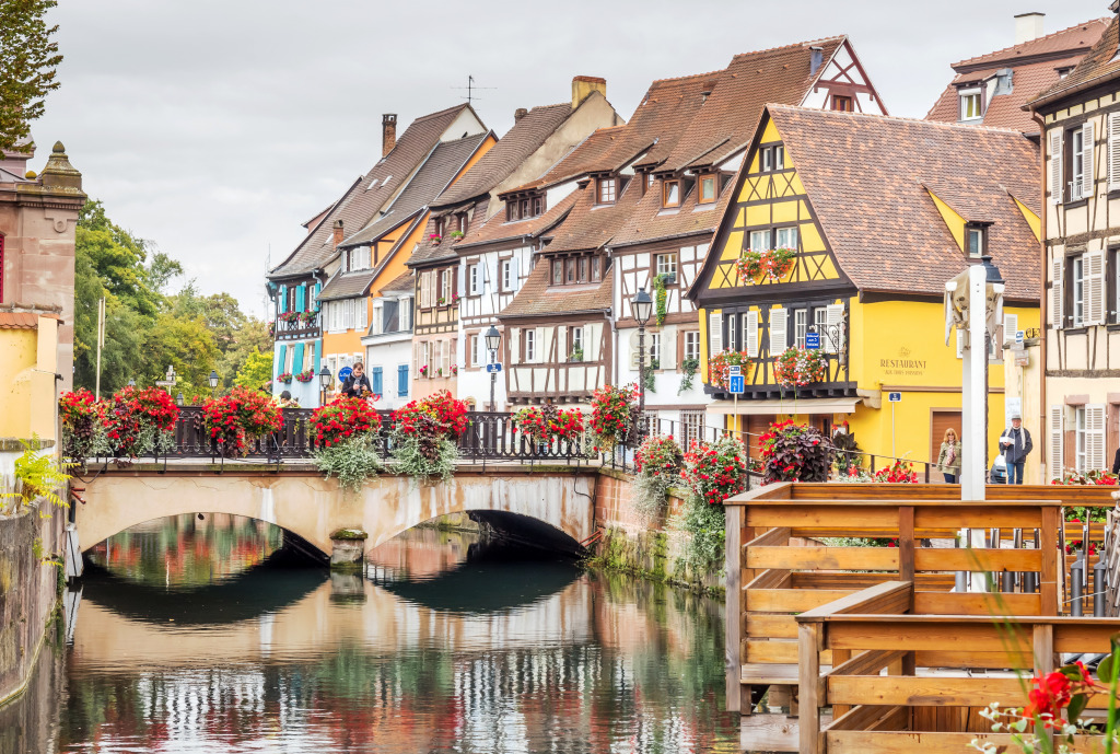 Little Venice, Colmar, France jigsaw puzzle in Bridges puzzles on TheJigsawPuzzles.com