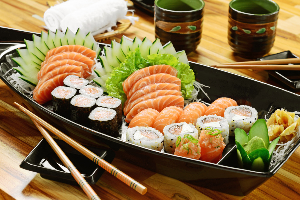 Japanese Cuisine jigsaw puzzle in Food & Bakery puzzles on TheJigsawPuzzles.com