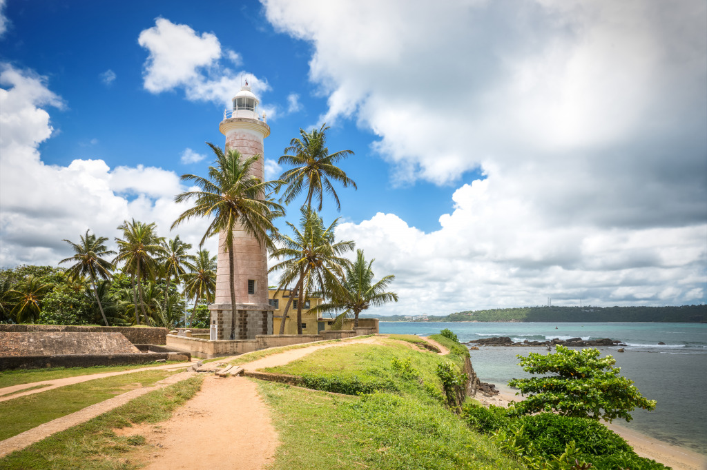 Fort Galle Lighthouse, Sri Lanka jigsaw puzzle in Great Sightings puzzles on TheJigsawPuzzles.com