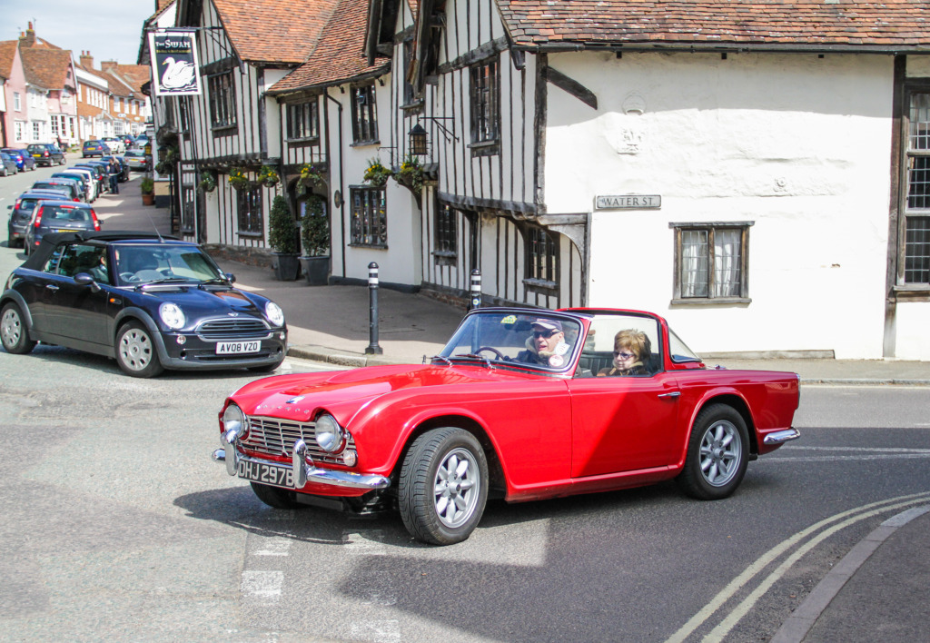 Lavenham, Suffolk, UK jigsaw puzzle in Cars & Bikes puzzles on TheJigsawPuzzles.com