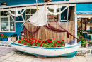 Blue Boat, Patmos Island, Greece